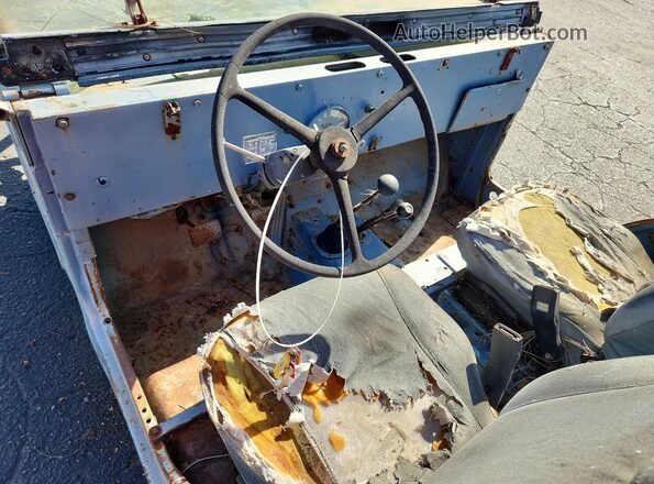 5754891579 1959 JEEP WRANGLER Blue Widok deski rozdzielczej