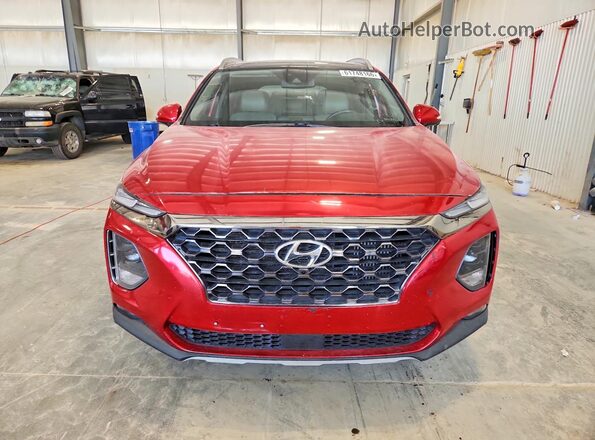 5NMS5CAA9LH297986 2020 HYUNDAI SANTA Red Rear view