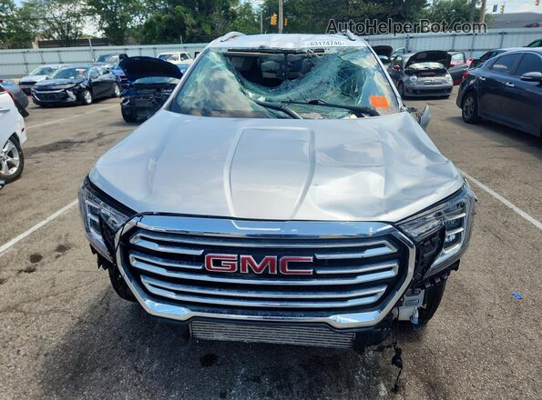 3GKALVEV3NL195815 2022 GMC TERRAIN Silver Вид ззаду