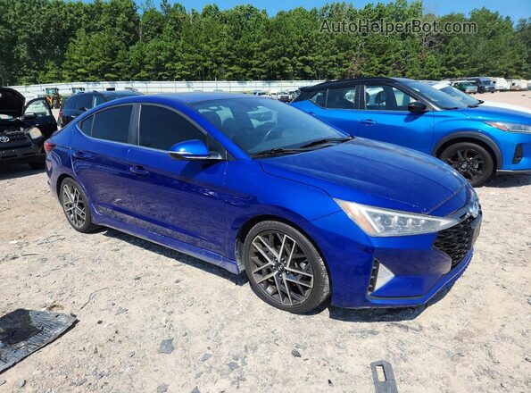 KMHD04LB1LU993975 2020 HYUNDAI ELANTRA Blue Vista frontal