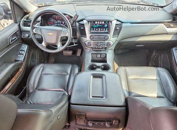 1GNSKHKCXKR113663 2019 CHEVROLET SUBURBAN Black Vista del cuadro de instrumentos
