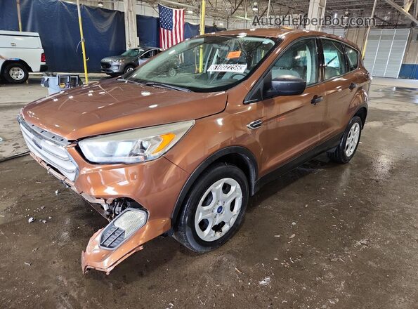1FMCU0F70HUA60544 2017 FORD ESCAPE Orange 