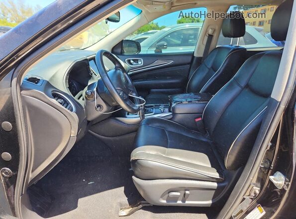 5N1DL0MN1KC568883 2019 INFINITI QX60 Black წინა პანელის ხედი