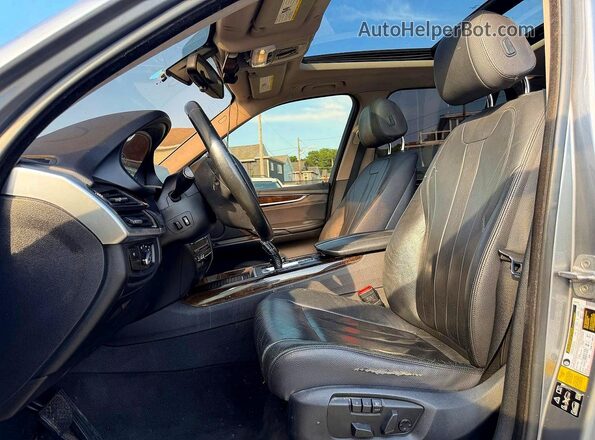 5UXKR0C52G0U10569 2016 BMW X5 Gray Հետևի տեսք