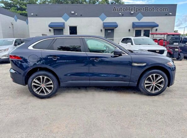 SADCJ2FX8LA619250 2020 JAGUAR F-PACE Синий Панорамный вид салона 360°