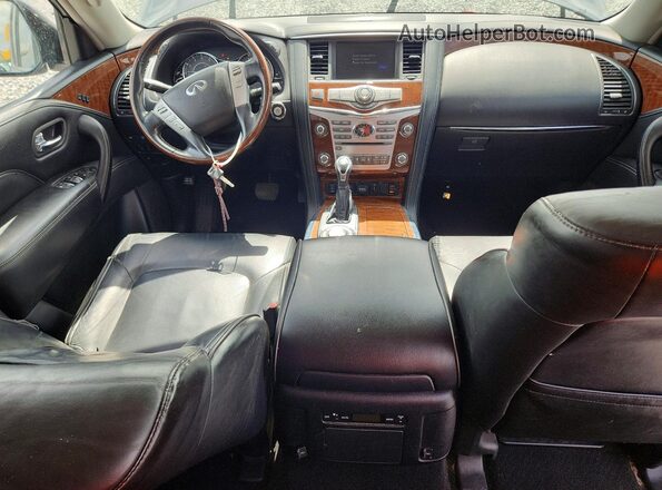 JN8AZ2NF4K9681981 2019 INFINITI QX80 Gray Widok zestawu wskaźników