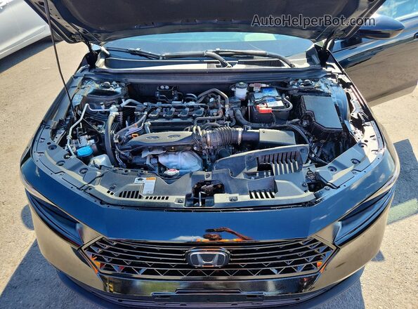 1HGCY1F47SA008505 2025 HONDA ACCORD Black Vista del compartimento del motor