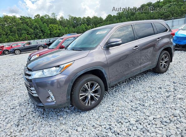5TDBZRFH6KS970922 2019 TOYOTA HIGHLANDER Black Rear left