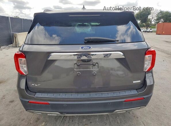 1FMSK7DH6LGA76986 2020 FORD EXPLORER Gray წინა სალონის ხედი