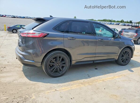 2FMPK4J95NBA59527 2022 FORD EDGE Gray Передня права чверть