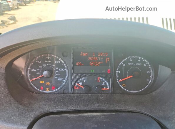 3C6TRVAGXGE132753 2016 RAM PROMASTER White Vista de los asientos traseros