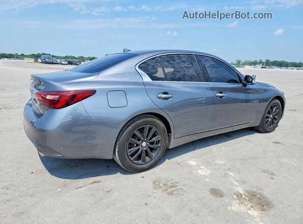 JN1CV7AR8KM350074 2019 INFINITI Q50 Silver Առջևի աջ
