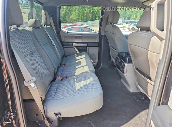 1FTEW1C51KFB00352 2019 FORD F150 Black Widok wnętrza z tyłu