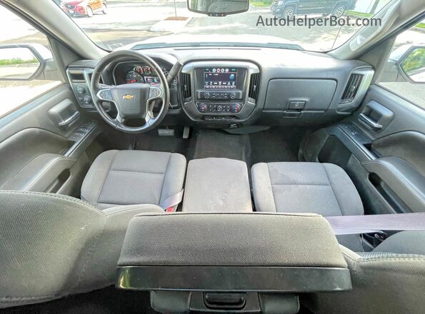 3GCUKREC8HG163585 2017 CHEVROLET SILVERADO White Вид щитка приладів
