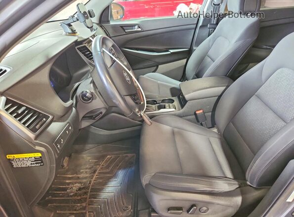 KM8J3CA2XHU459971 2017 HYUNDAI TUCSON Blue წინა პანელის ხედი
