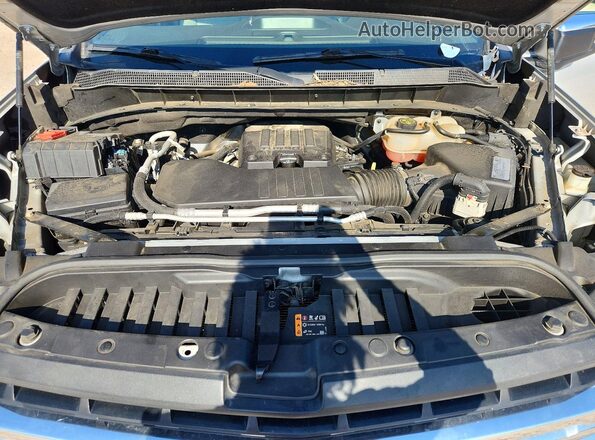 1GCPYDEK5MZ189318 2021 CHEVROLET SILVERADO Серебряный Вид подкапотного пространства