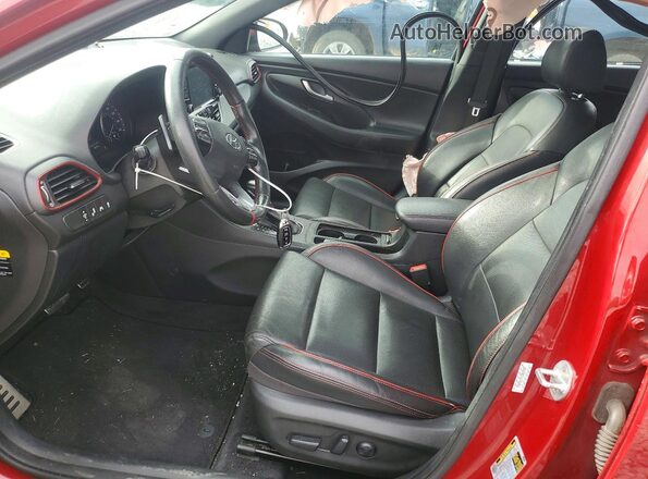 KMHH55LC7JU081768 2018 HYUNDAI ELANTRA Красный Вид панели приборов