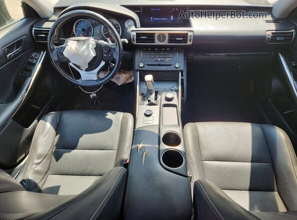 JTHCM1D22G5010852 2016 LEXUS IS Black Вид щитка приладів