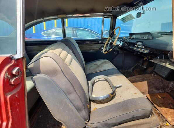 57WA20414L 1957 LINCOLN CAPRI Красный Вид задних сидений