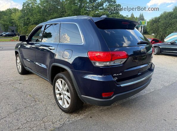 1C4RJFBGXHC646139 2017 JEEP CHEROKEE Синий Передняя правая четверть