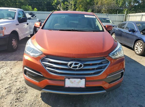 5XYZT3LBXHG405902 2017 HYUNDAI SANTA FE Orange Вид ззаду