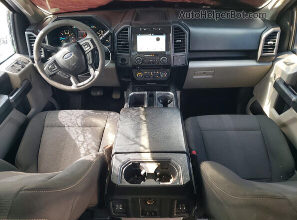 1FTEW1CP1HFC79521 2017 FORD F150 Black Սարքավորումների վահանակի տեսք