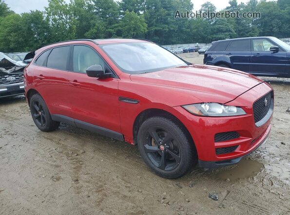 SADCJ2BN1HA097606 2017 JAGUAR F-PACE Красный Вид спереди