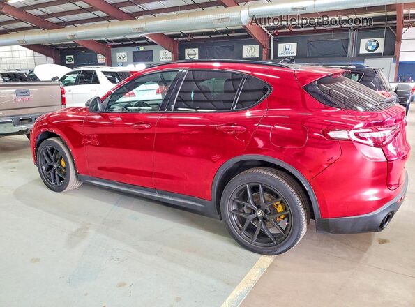 ZASPAKBN7K7C53964 2019 ALFA ROMEO STELVIO Burgundy უკანა მარჯვენა