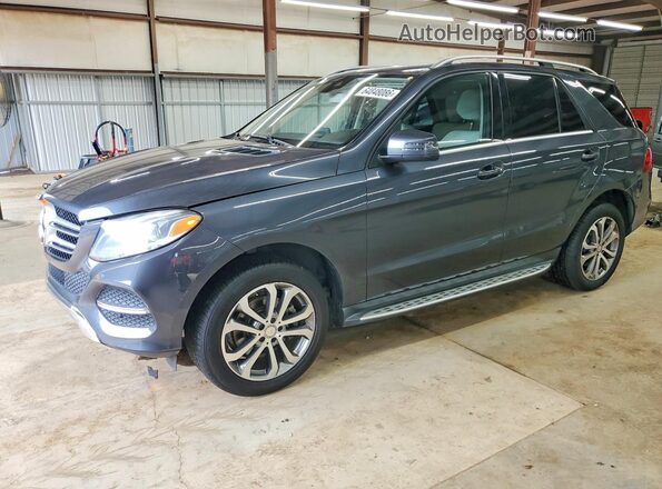 4JGDA5HB4GA744802 2016 MERCEDES-BENZ GLE Gray Задня ліва чверть