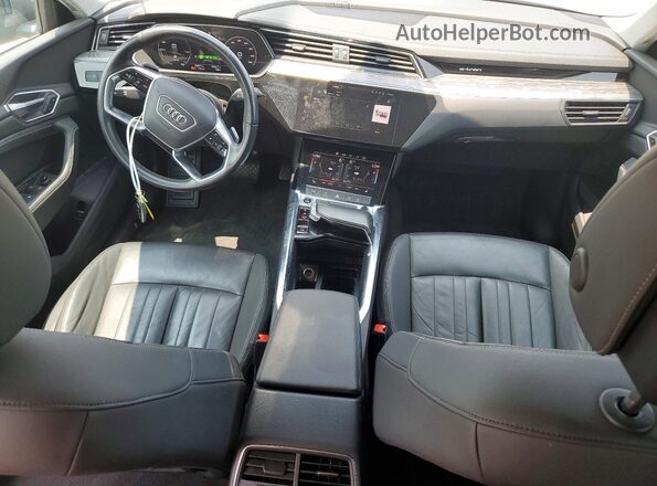 WA1AAAGE8MB020428 2021 AUDI E-TRON Gray Instrument cluster view