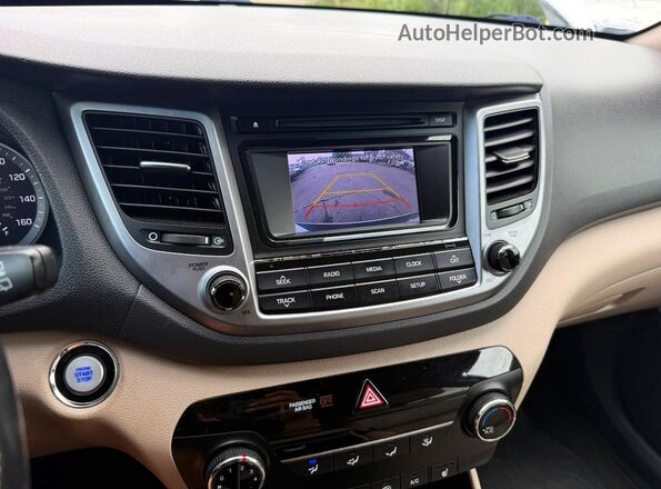 KM8J3CA28HU295247 2017 HYUNDAI TUCSON White Vista trasera