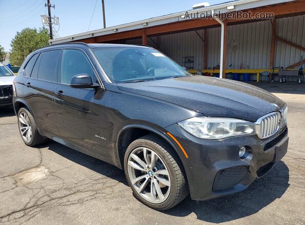 5UXKT0C59J0W00068 2018 BMW X5 Black Front view