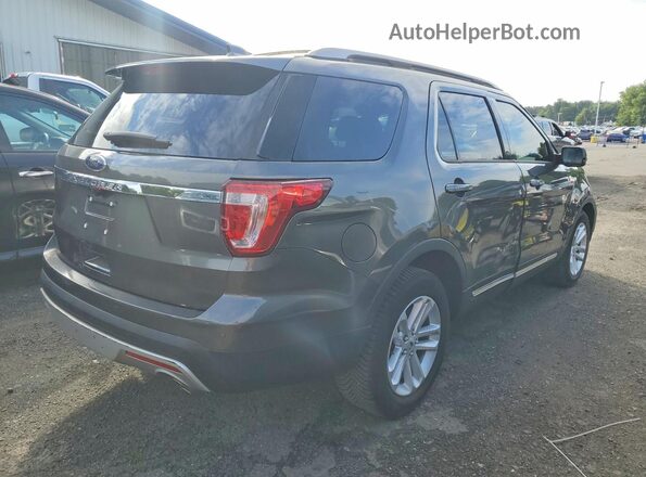 1FM5K7D85HGC64662 2017 FORD EXPLORER Charcoal Przód prawy