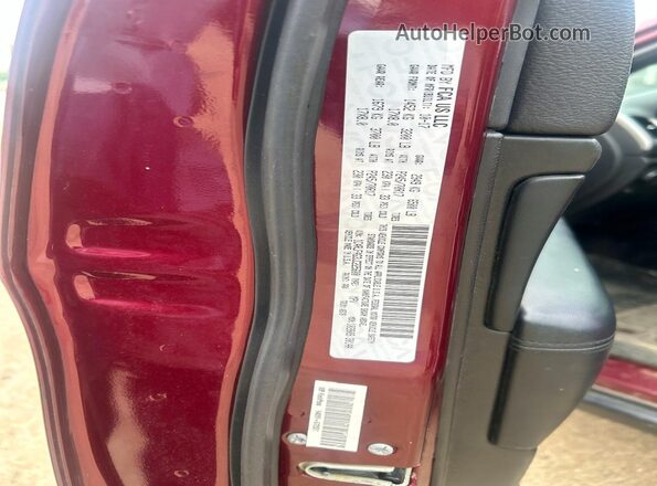 1C4RJFAG3JC225600 2018 JEEP CHEROKEE Burgundy უკანა სალონის ხედი