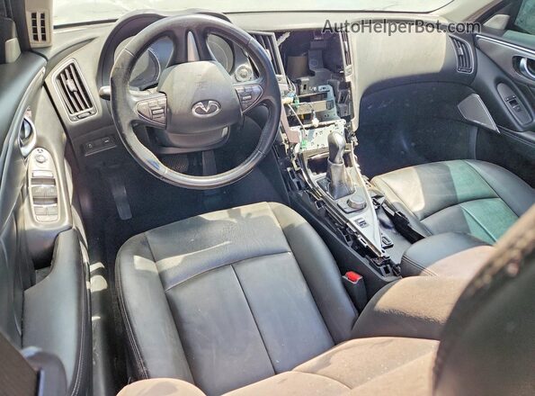 JN1EV7AP8HM739765 2017 INFINITI Q50 Серебряный Вид щитка приборов