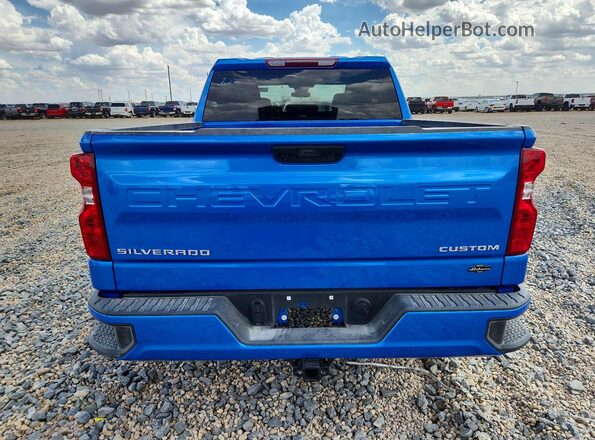 1GCPABEK6SZ327390 2025 CHEVROLET SILVERADO Blue Vista interior delantera