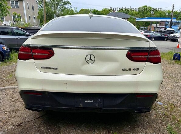 4JGED6EB2KA147842 2019 MERCEDES-BENZ GLE White VIN sticker view