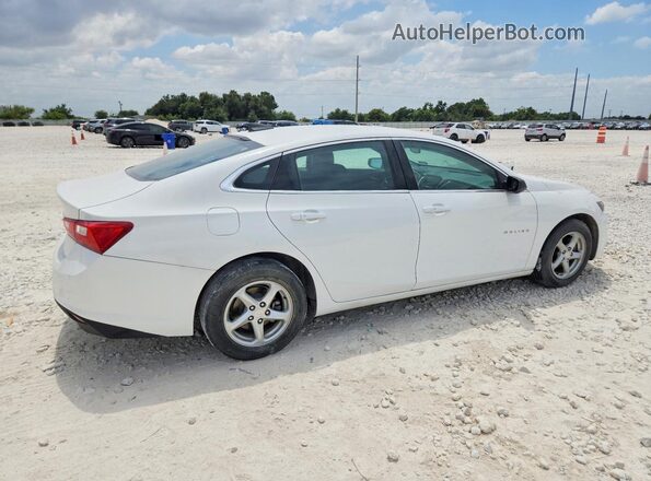 1G1ZB5ST3HF209918 2017 CHEVROLET MALIBU Белый Передняя правая четверть