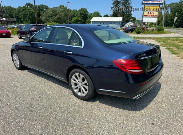 WDDZF4KB4HA073220 2017 MERCEDES-BENZ E Blue Front view