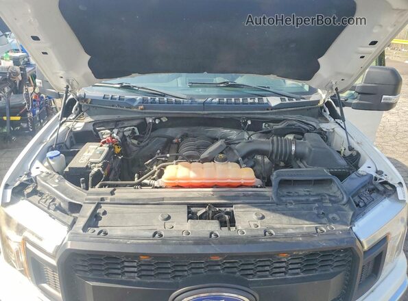1FTFW1E59JFC66862 2018 FORD F150 White Widok komory silnika