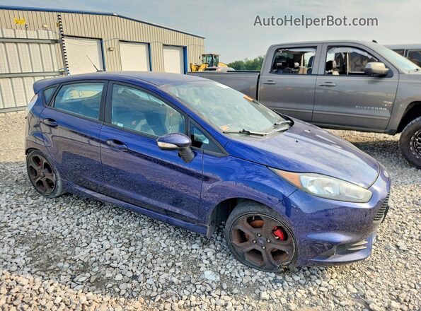3FADP4GX1GM199970 2016 FORD FIESTA Blue Front view