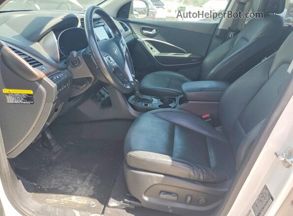 KM8SRDHF1HU221301 2017 HYUNDAI SANTA Белый Вид панели приборов