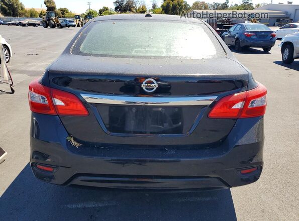 3N1AB7APXHY359394 2017 NISSAN SENTRA Black Սալոնի դիմացի տեսք