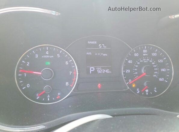 KNAFX4A65G5537425 2016 KIA FORTE Gray Հետևի նստատեղերի տեսք