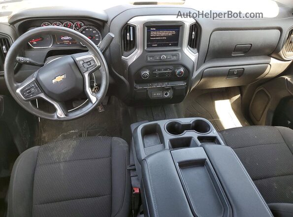 3GCPYBEK8NG171384 2022 CHEVROLET SILVERADO Black Vista del cuadro de instrumentos