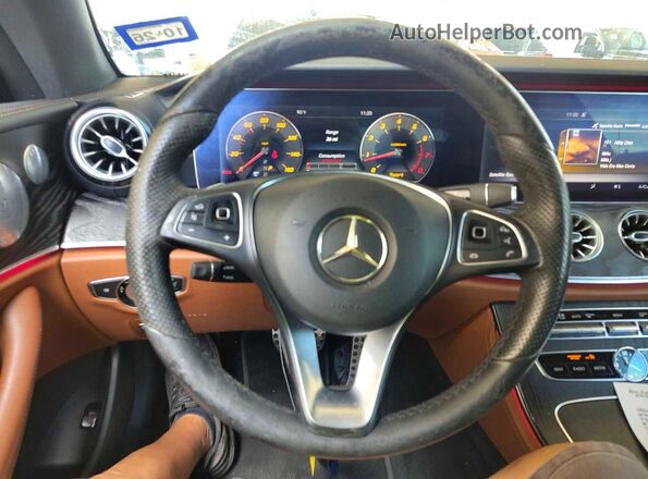WDD1J6GB0JF019972 2018 MERCEDES-BENZ E Blue ხელსაწყოთა პანელის ხედი