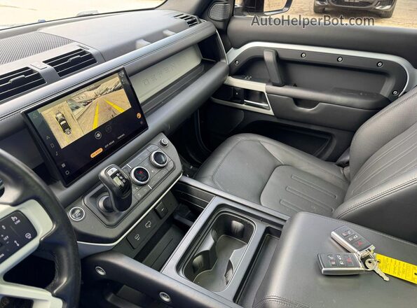 SALEW7RU6N2097910 2022 LAND ROVER DEFENDER Silver Rear interior view
