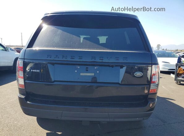 SALGS2FV6HA379849 2017 LAND ROVER RANGE Black Вид салону спереду