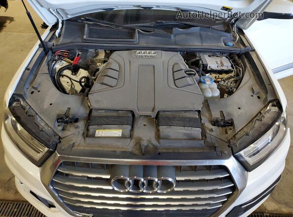 WA1AAAF77HD015377 2017 AUDI Q7 White Вид наклейки з VIN-кодом
