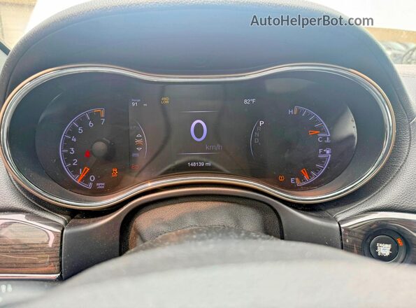 1C4AJFCG5HC684649 2017 JEEP GRAND Белый Вид панели приборов